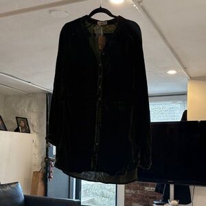 Natural Life Olive Green Velvet